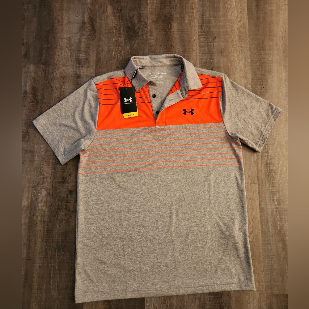 Under Armour The Playoff Polo Shirt Men's Medium Loose Stretch